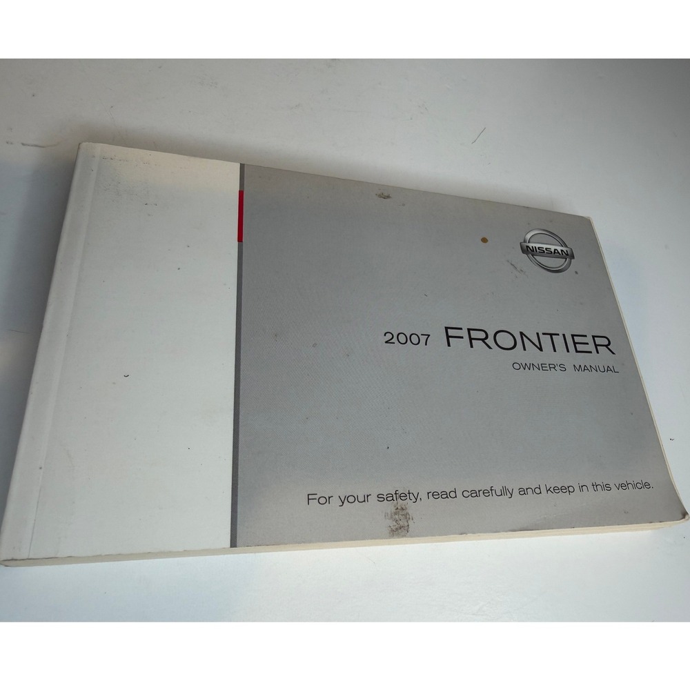 2007 Nissan Frontier OEM Owners Manual Factory Glove Box Guide
